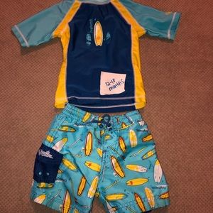 Boys 12-18 swim trunks and top